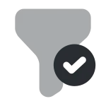 Filter Tick SVG Icon